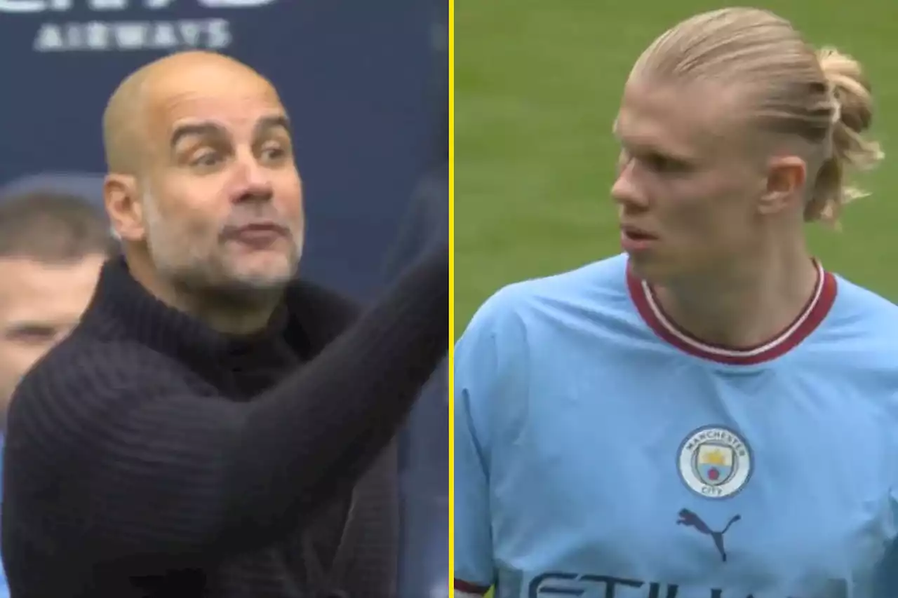 Pep Guardiola raged at Erling Haaland from touchline over Ilkay Gundogan penalty miss