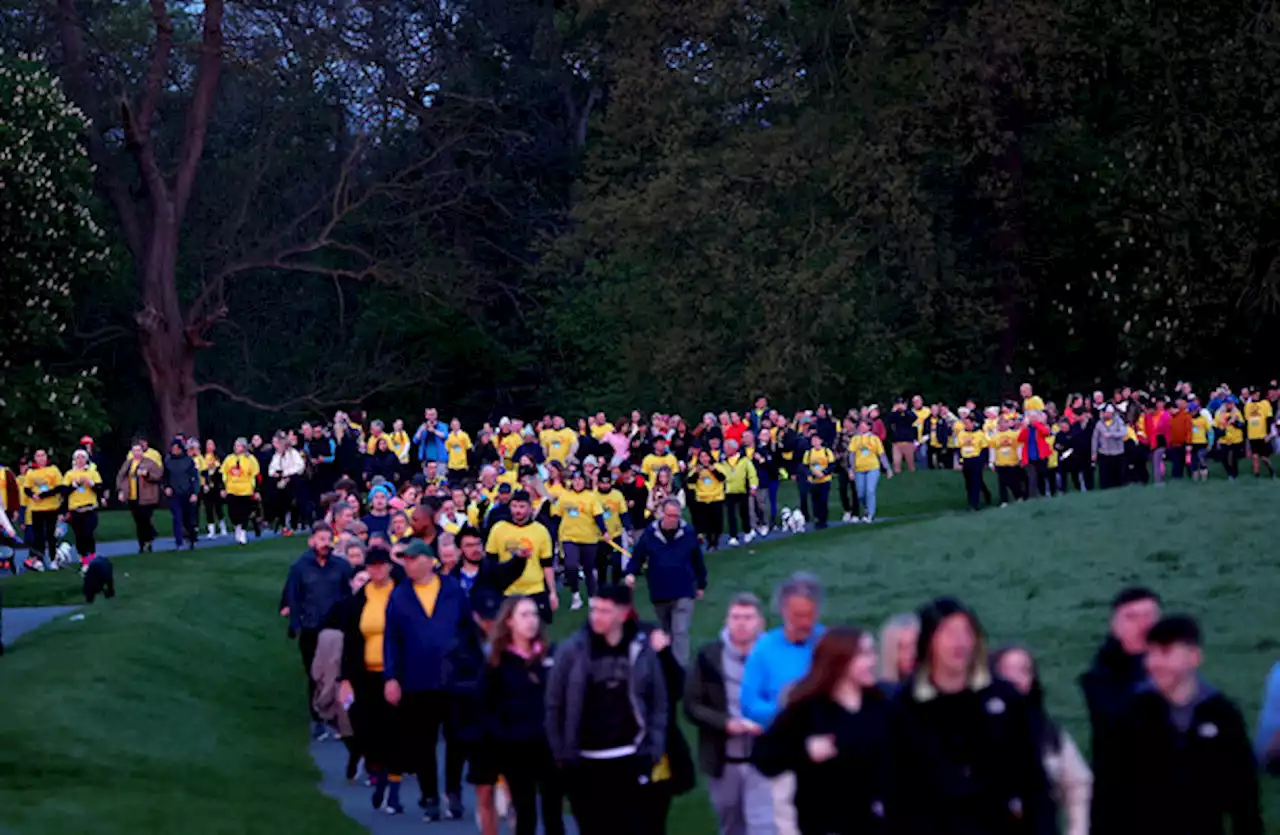 Tens of thousands take part in Darkness Into Light events across the country