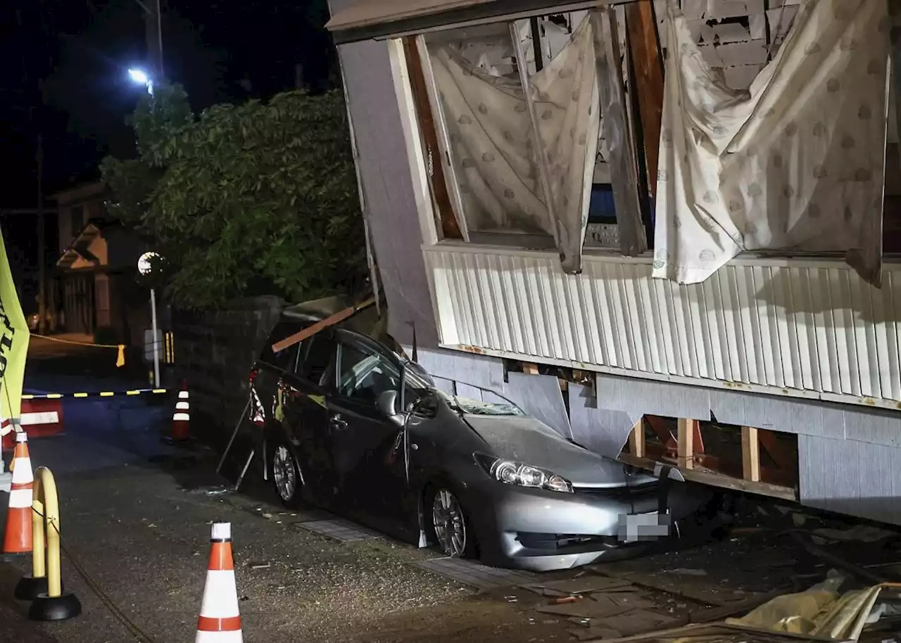 Strong earthquake kills one, destroys houses in Japan