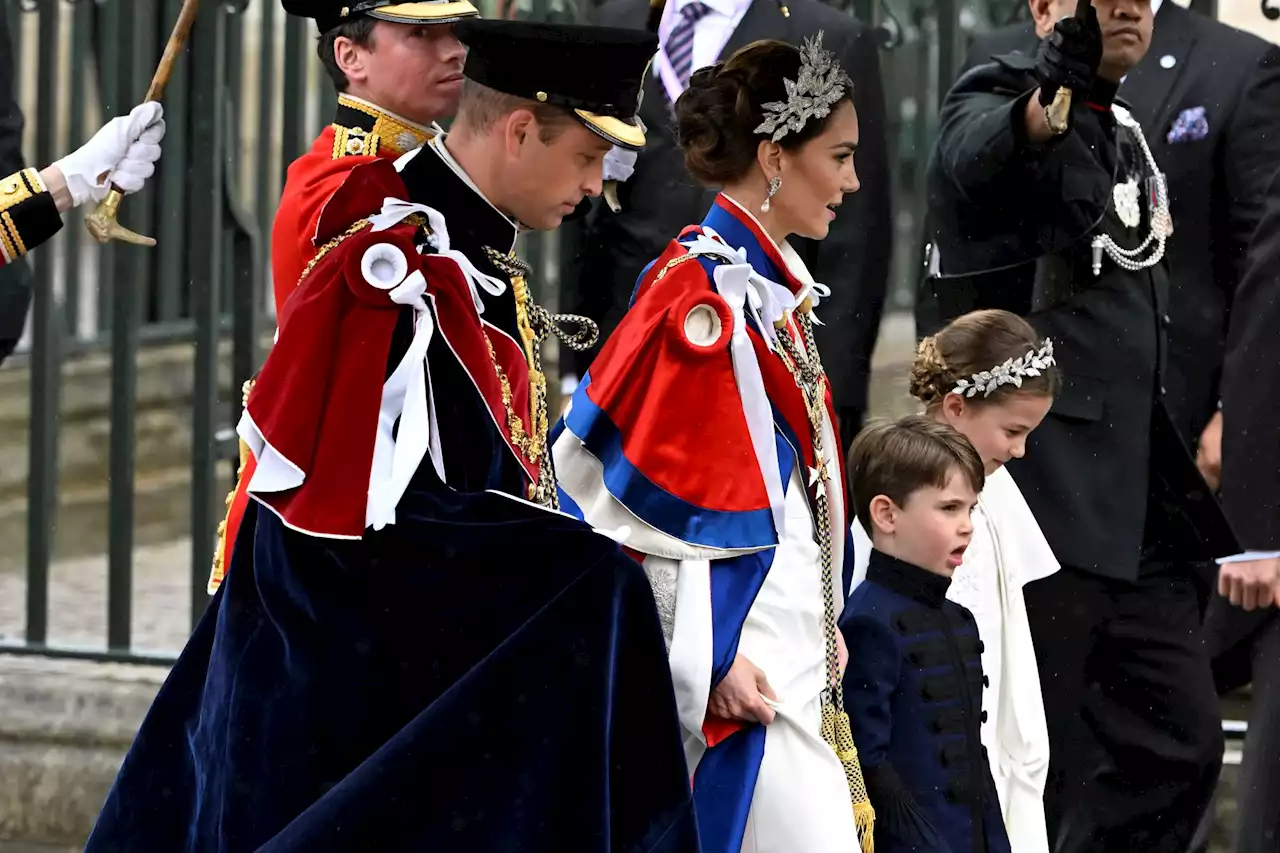 Princess Charlotte 'twins' with Kate Middleton in matching coronation outfits