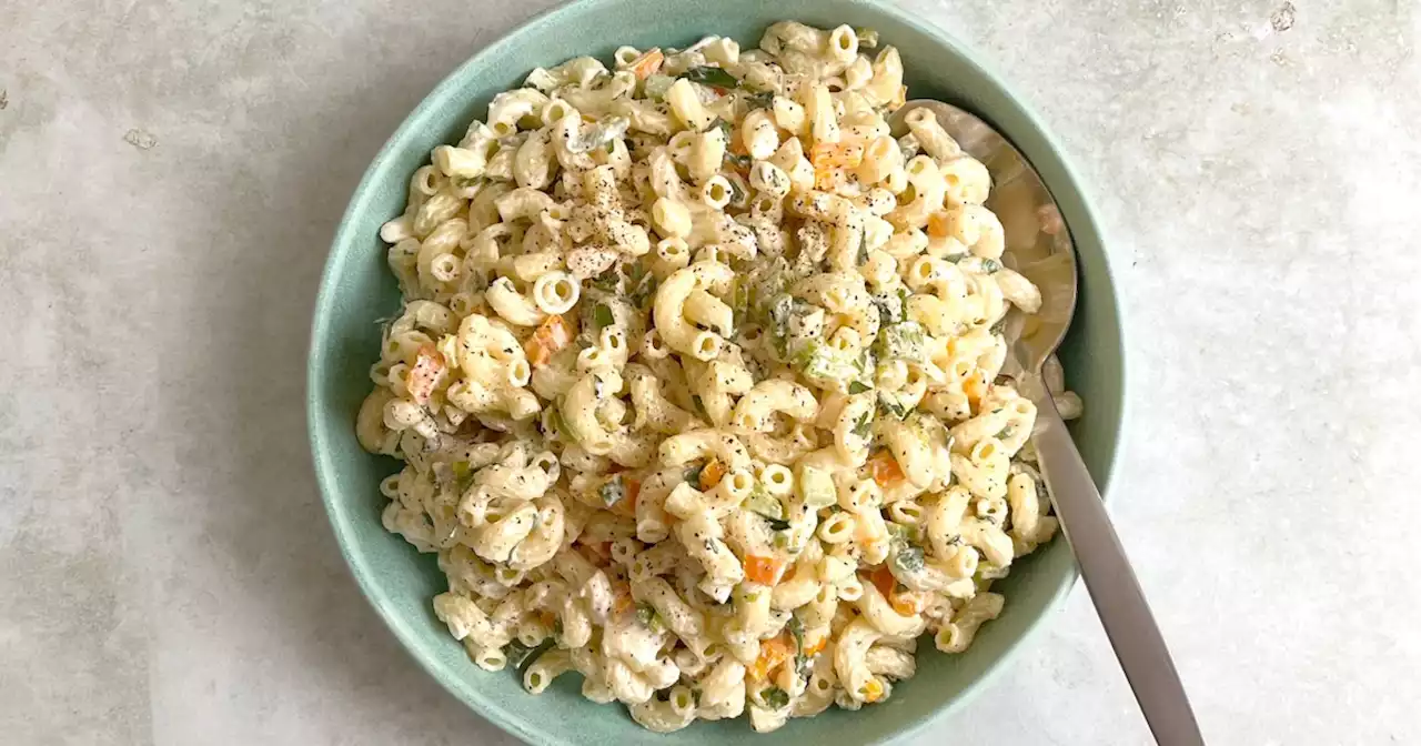 A summer-ready recipe for macaroni salad