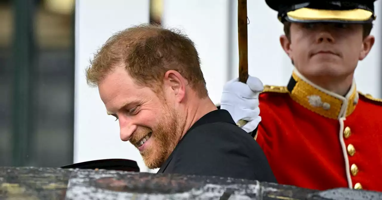 Where was Prince Harry? He didn't appear on the balcony with King Charles and Camilla