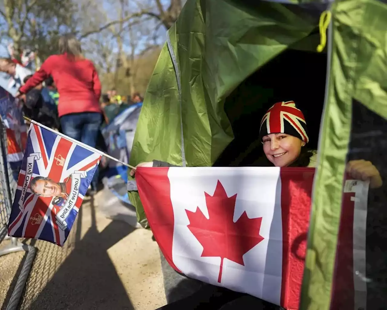 Royal-watchers shun sleep to watch coronation of King Charles III