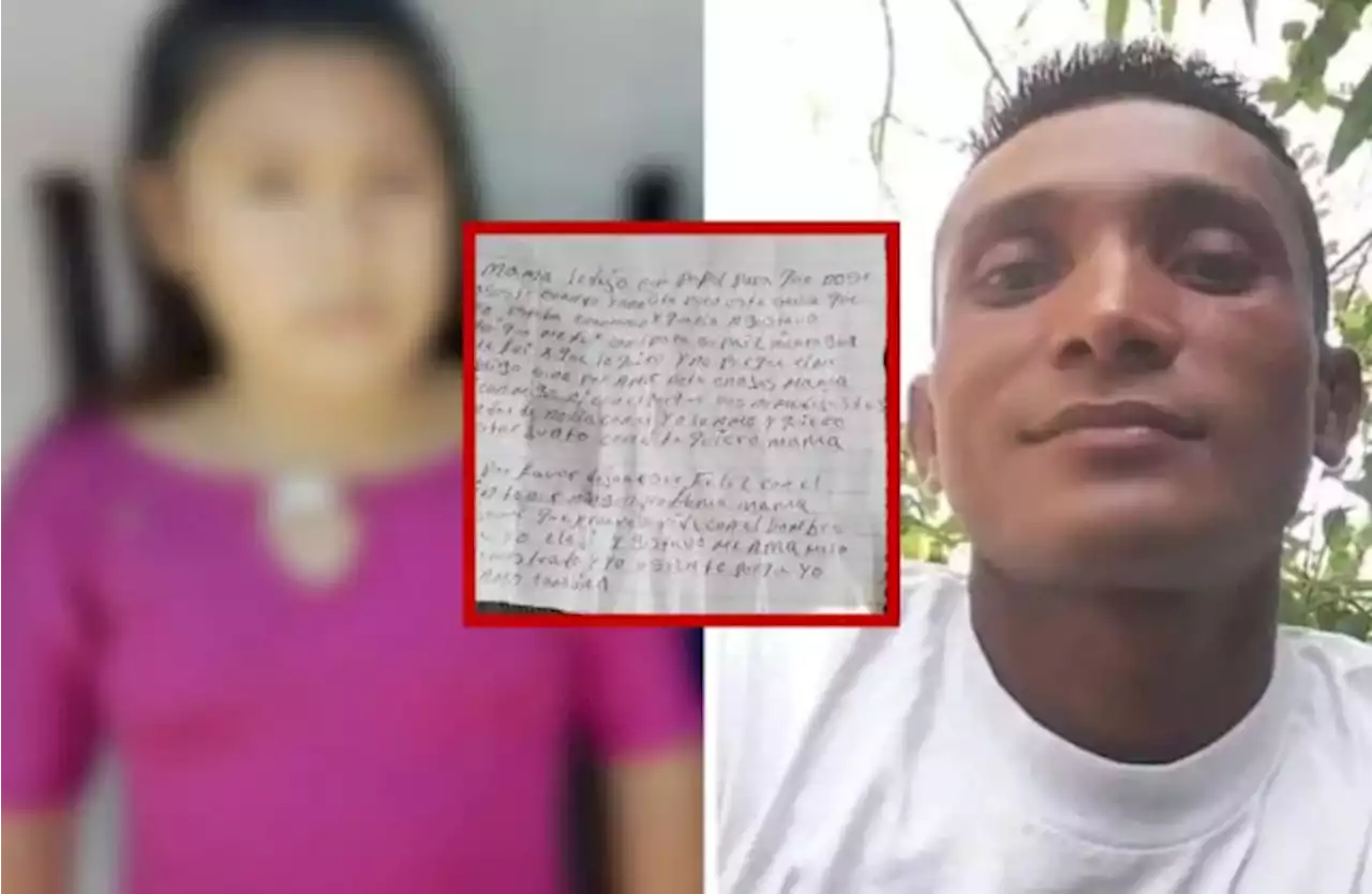 Rosita escapó con su supuesto novio de 35 años: dejó una escalofriante carta a su mamá