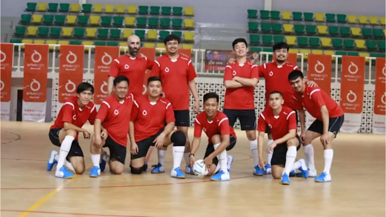 Unik, Pemain Liga Futsal Indonesia Pakai Sepatu Rasa Vanilla