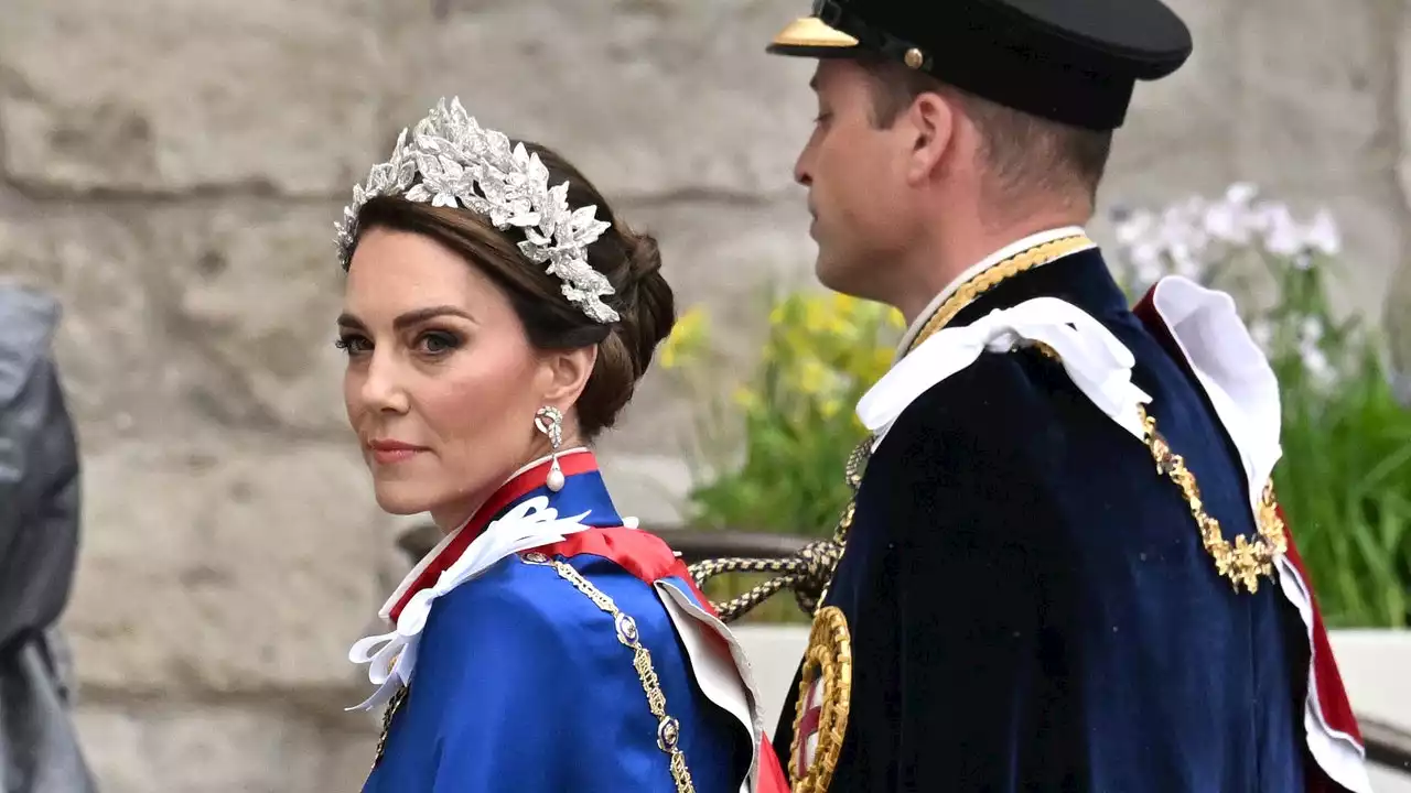 Kate Middleton opts for an ivory Alexander McQueen gown for the Coronation of King Charles III (and features a subtle nod to her wedding dress)