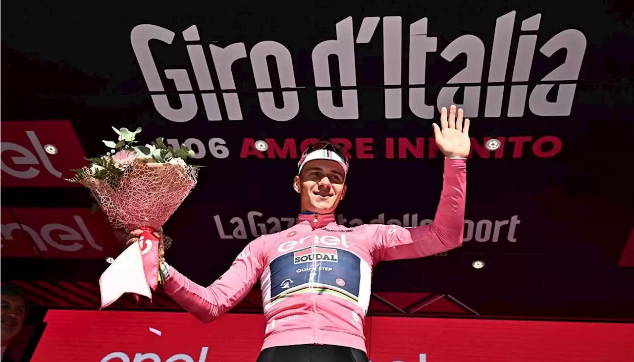 Remco Evenepoel ratificó su favoritismo en la crono y se vistió de rosa