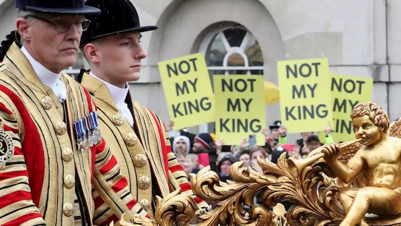 'Disgusting and massively over the top': London police arrest 52 protesters during King Charles' coronation