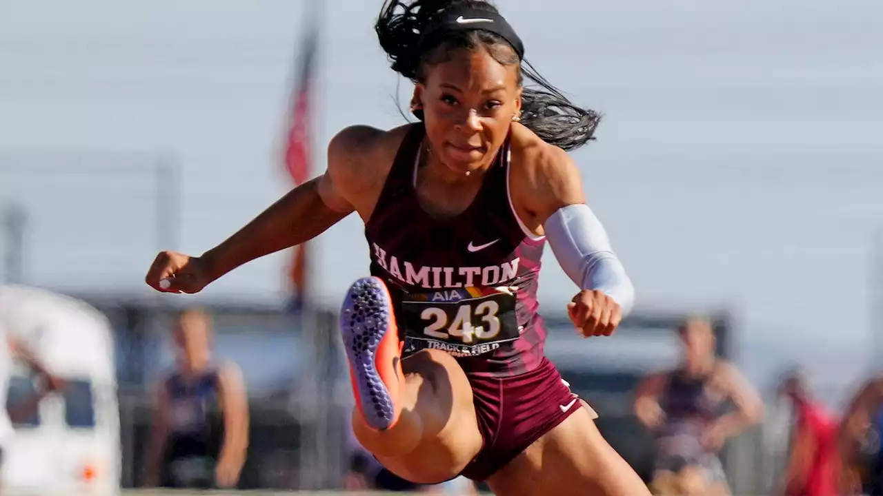 Red Mountain's Tyler Mathews, Desert Vista's Hayden Gorovitz tune up for state track