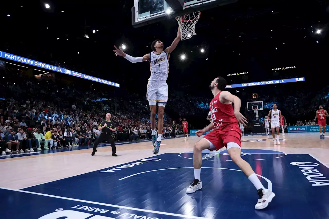 Avec un grand Victor Wembanyama, les Metropolitans 92 l’emportent face à la JL Bourg - BeBasket