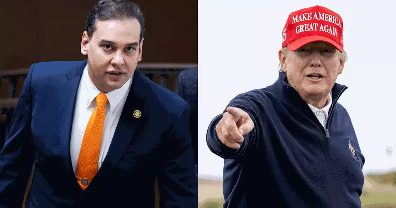 Rep. George Santos throws support behind former president Donald Trump in 2024 Republican presidential primary