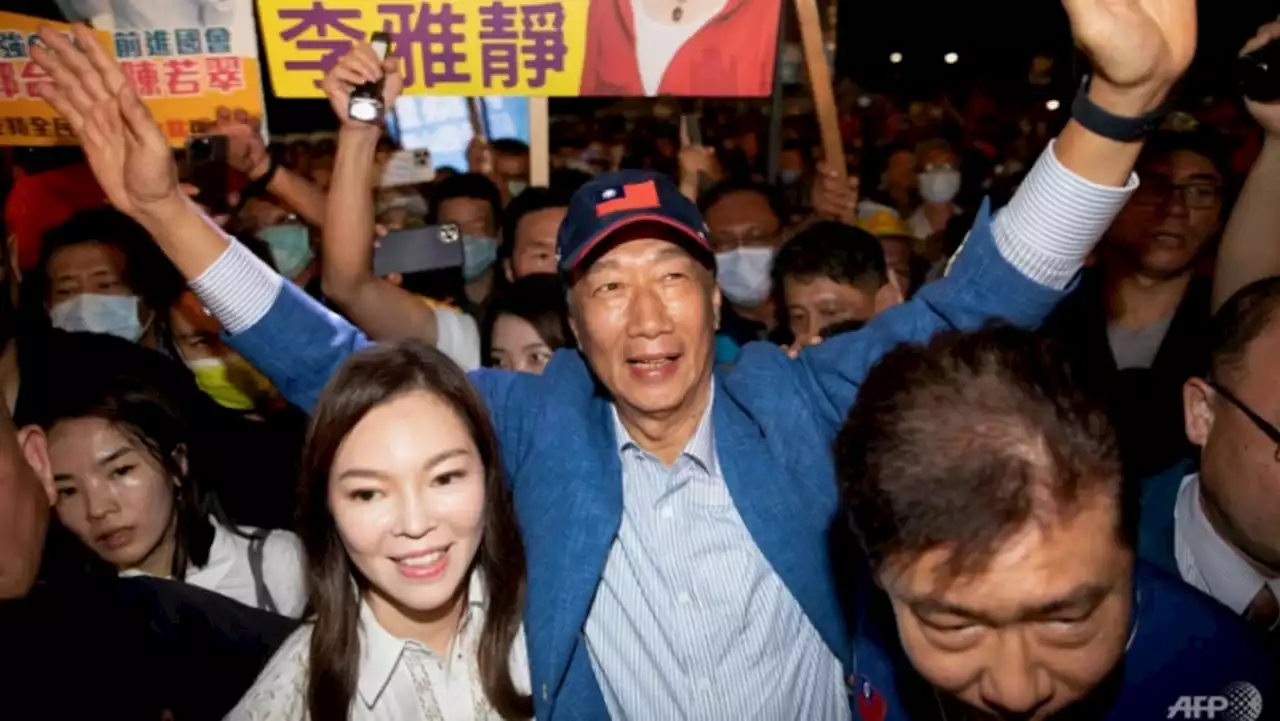 Foxconn founder vows to 'preserve peace' with China if elected Taiwan president