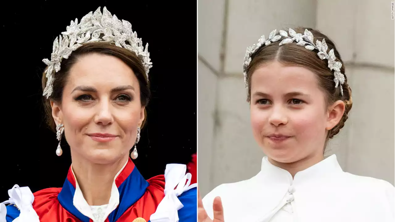 Kate and Charlotte's regal twinning at the coronation