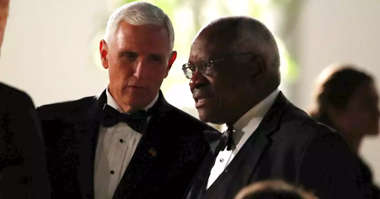 Pence condemns 'appalling' attacks on 'principled jurist' Clarence Thomas