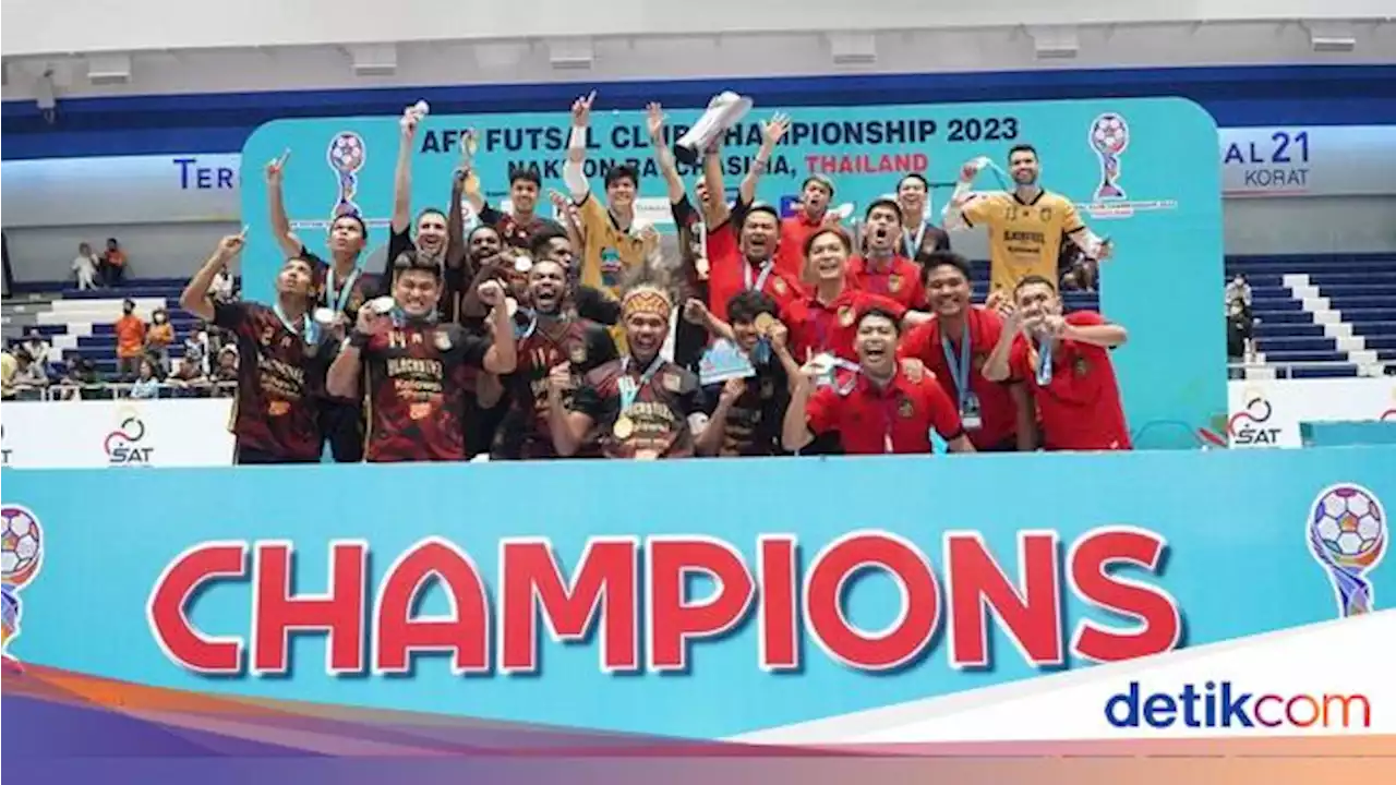 Black Steel FC Juara AFF Futsal Club Championship 2023