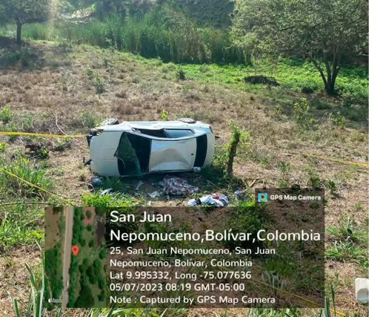 Murió conductor en fuerte accidente en Bolívar: el auto se salió de la vía