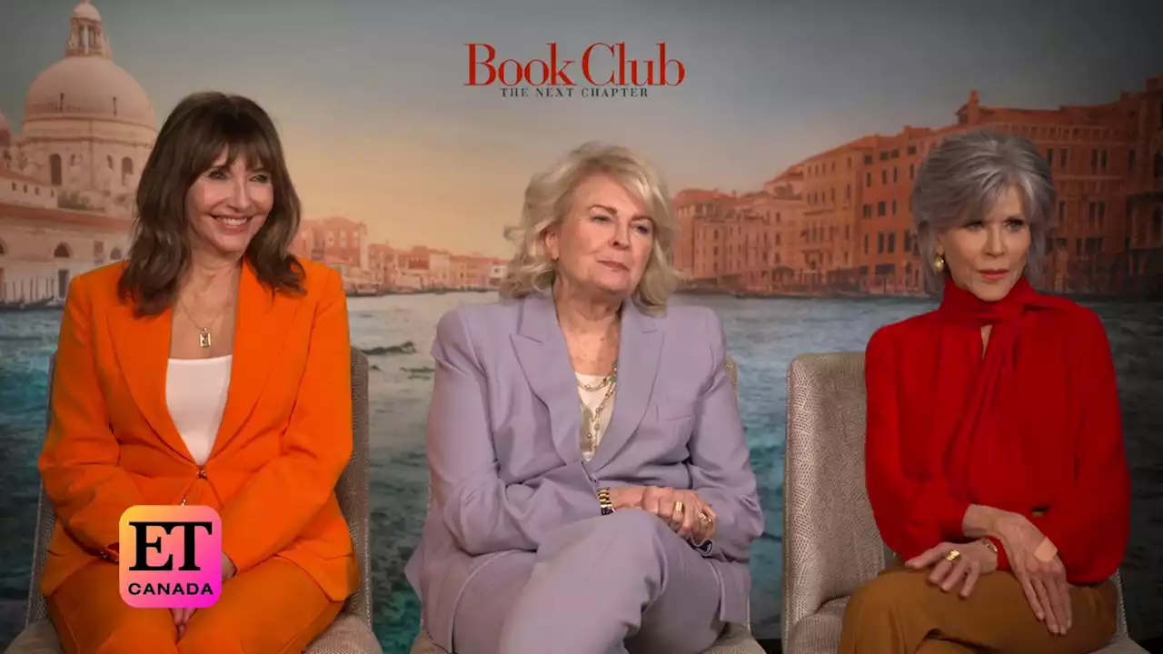 Jane Fonda Says That The Men Were The Best Part About Filming ‘Book Club’ Sequel In Italy | EXTENDED