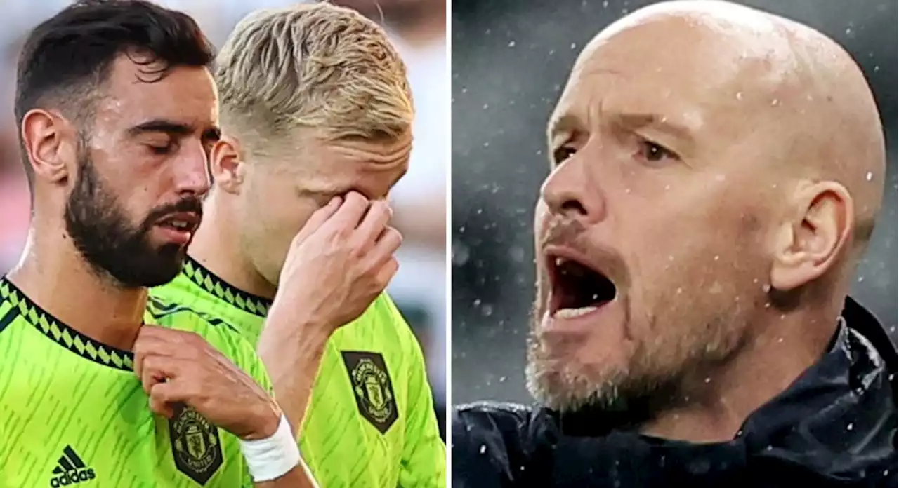 Erik ten Hag sågar spelschemat: 'En stor nackdel'