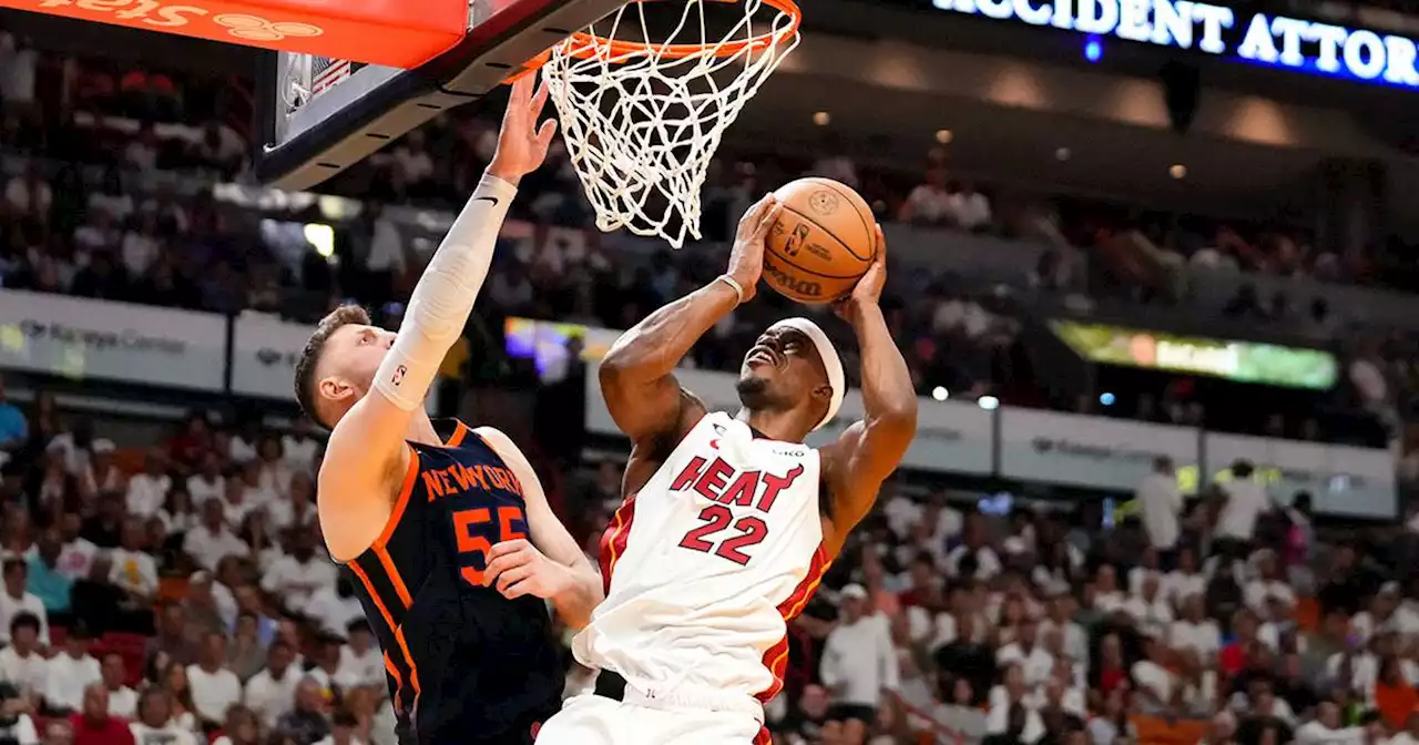 Jimmy Butler regresó y los Miami Heat apalearon a los New York Knicks en casa