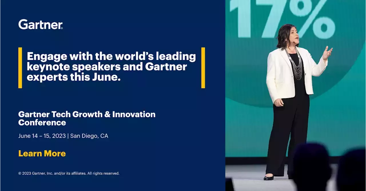 Gartner Tech Growth & Innovation Conference 2023 in San Diego, CA