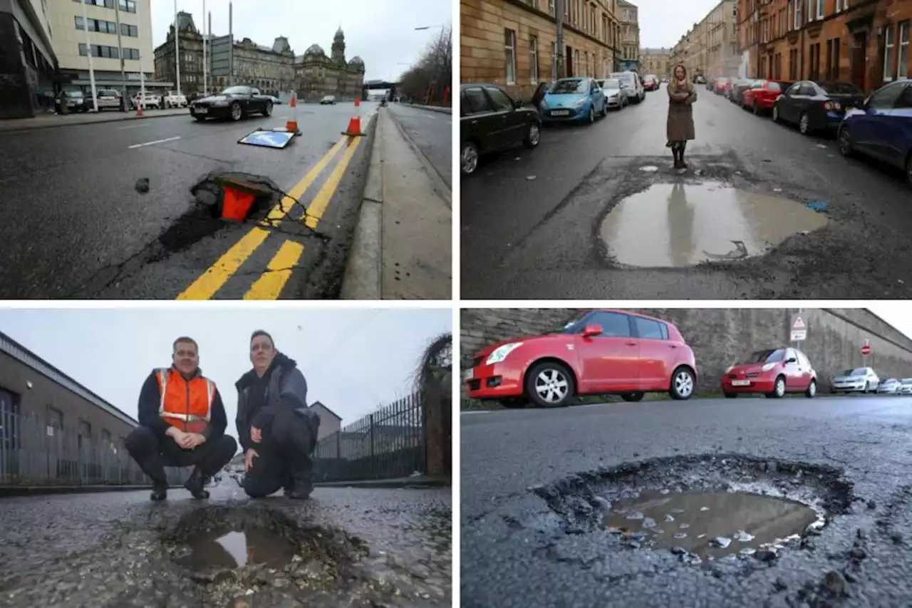 Glasgow pothole repair budget DOUBLED after bad winter leaves roads in 'havoc'