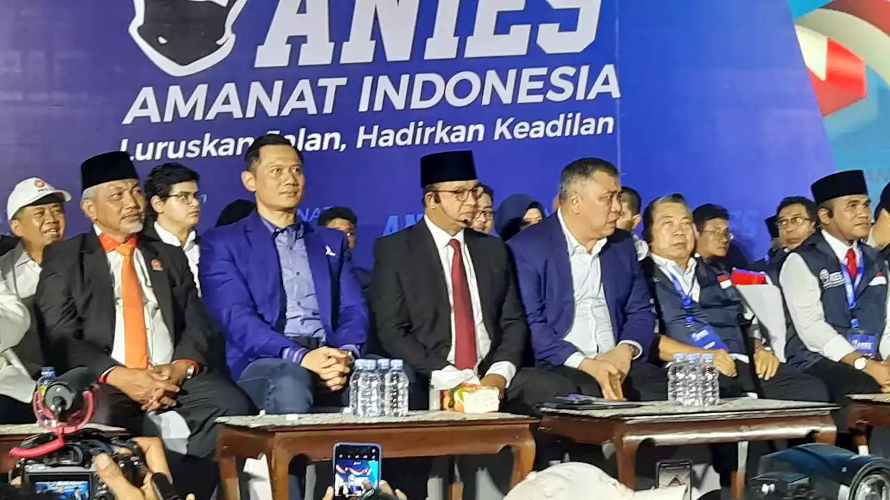 AHY Hingga Ahmad Syaikhu Hadiri Acara Relawan Anies, Dengarkan Pidato Politik