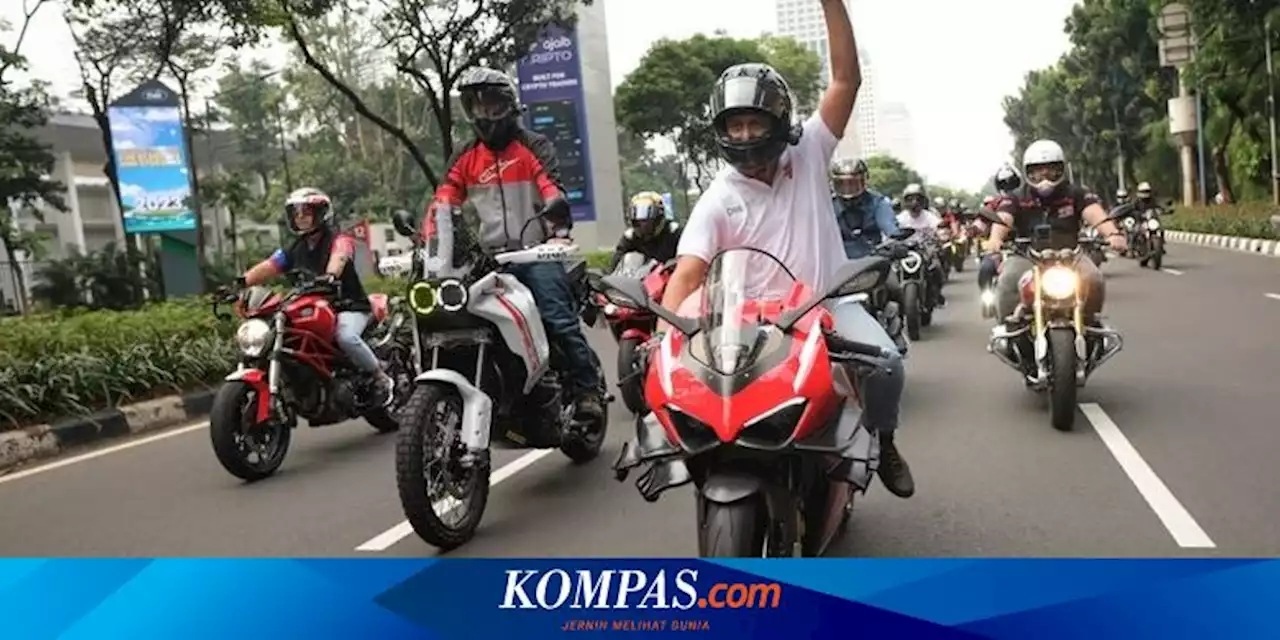 Peringati Acara Global, Pengguna Ducati Kumpul Bareng di Senayan Park