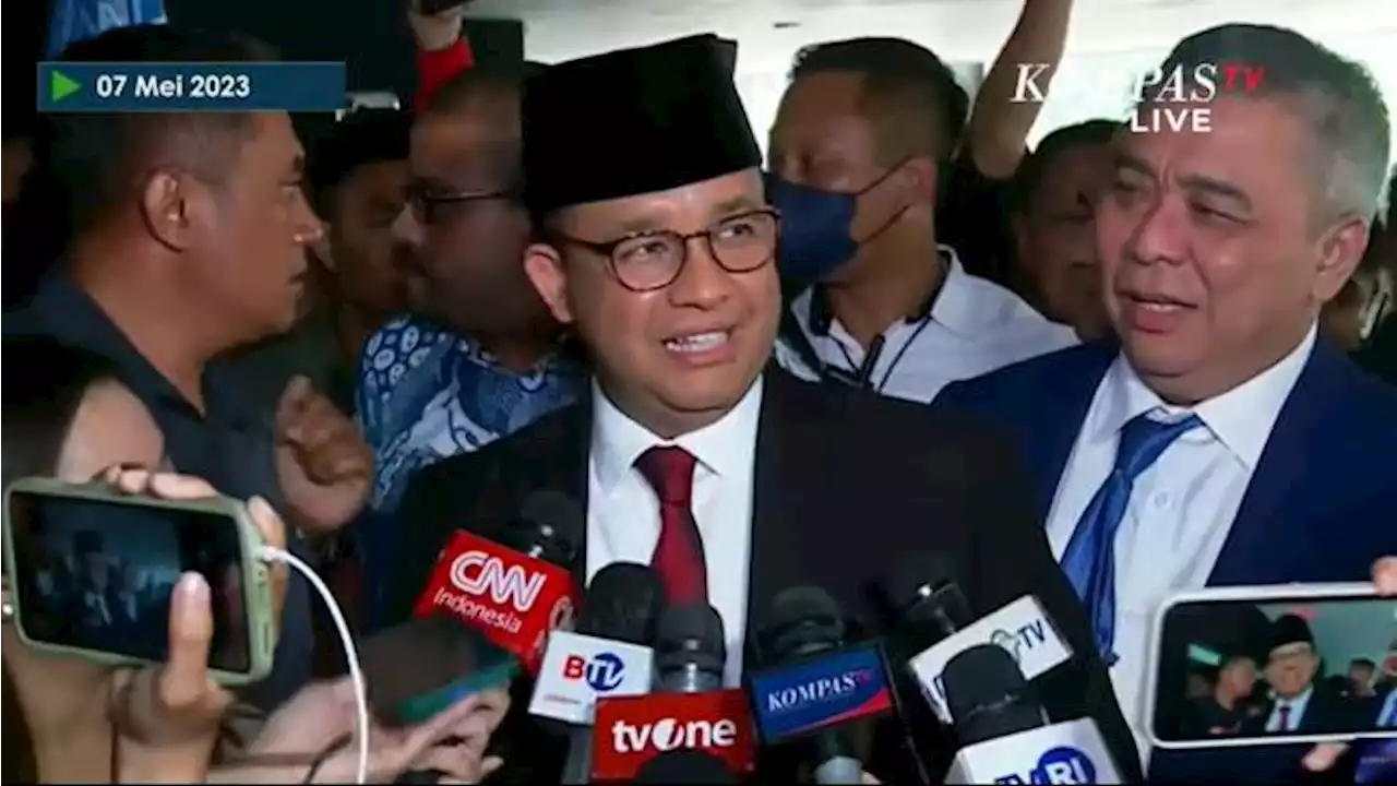 Tiba di Acara Relawan ANIES, Anies: Semua Pimpinan Koalisi Perubahan Hadir