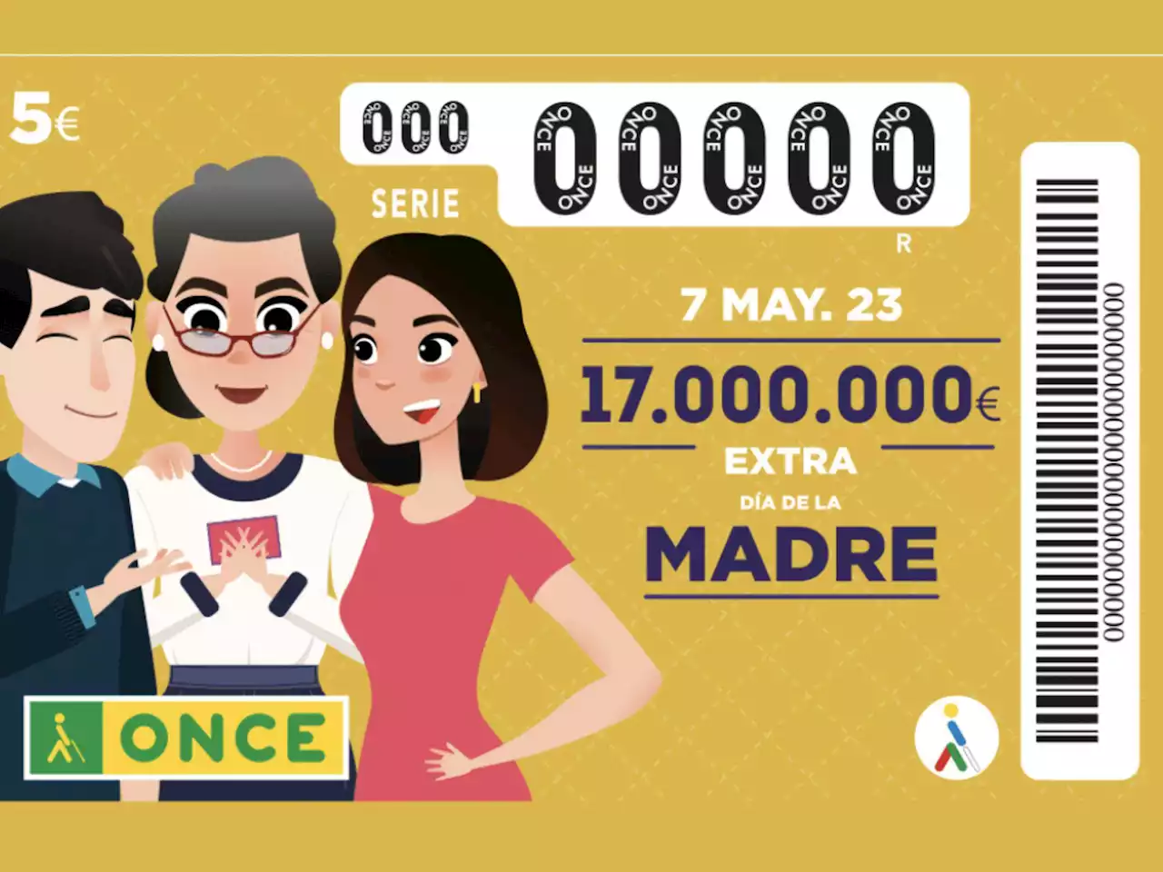 Sorteo Extra del Día de la Madre 2023 de la ONCE: horario, premios y cómo comprobar tu cupón