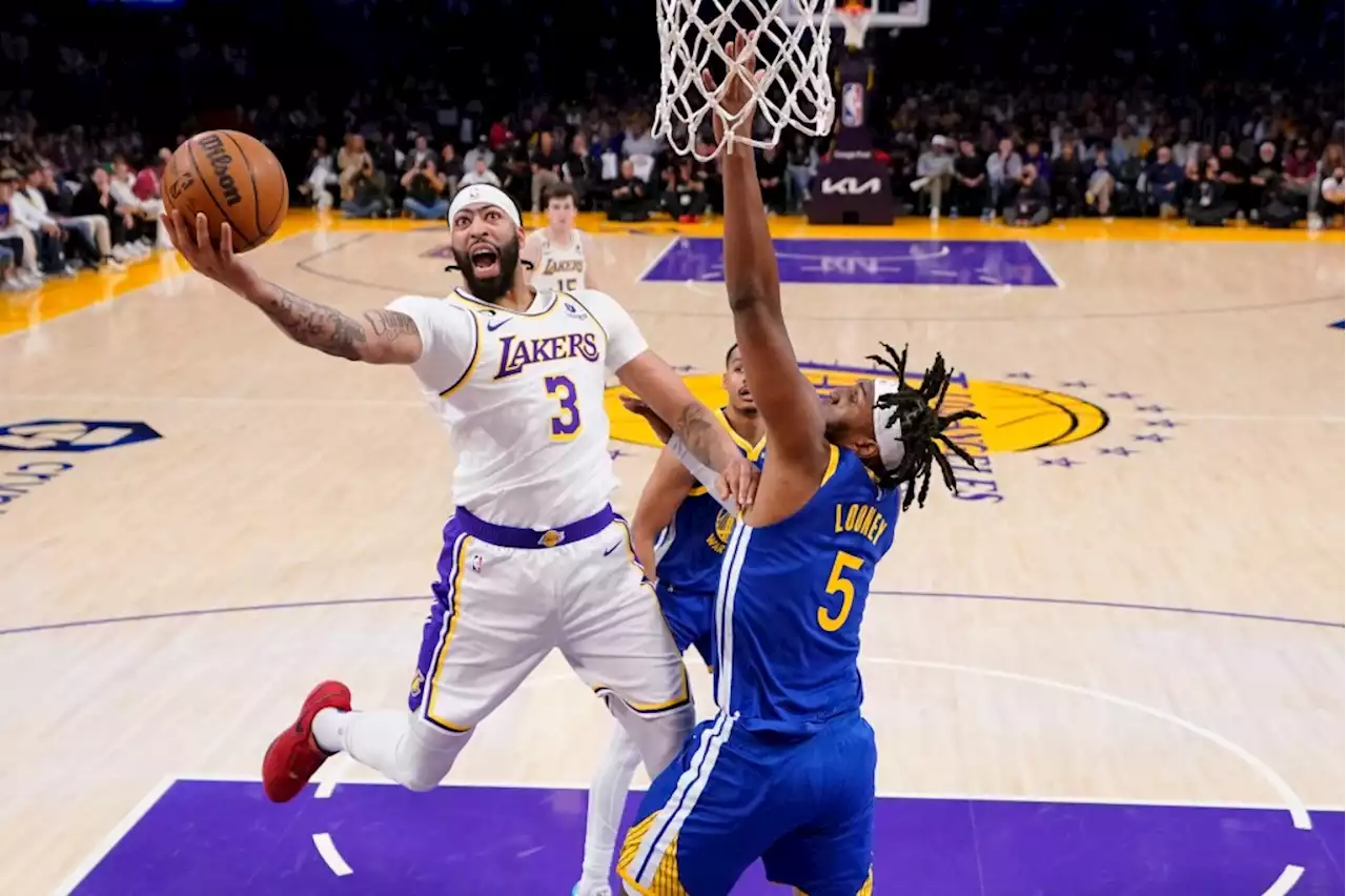 Anthony Davis, LeBron James spark Lakers in Game 3 rout of Warriors