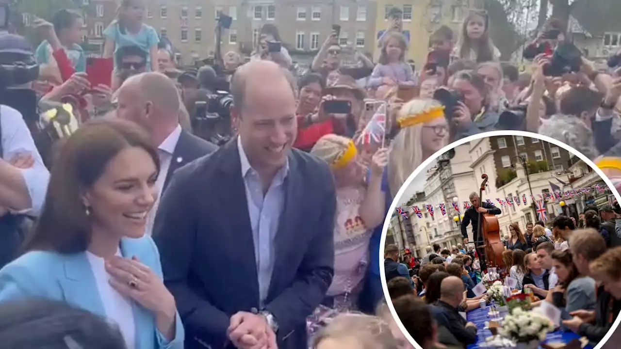 Prince and Princess of Wales visit Coronation Big Lunch