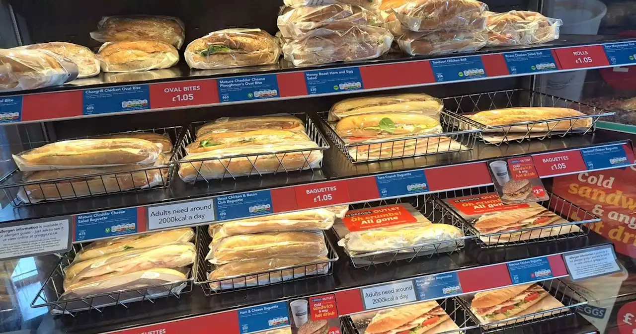 I went to Leeds' discount Greggs and got a big haul for a fiver