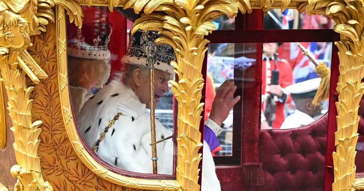 King Charles' nine-word grumble as he arrived at Westminster Abbey