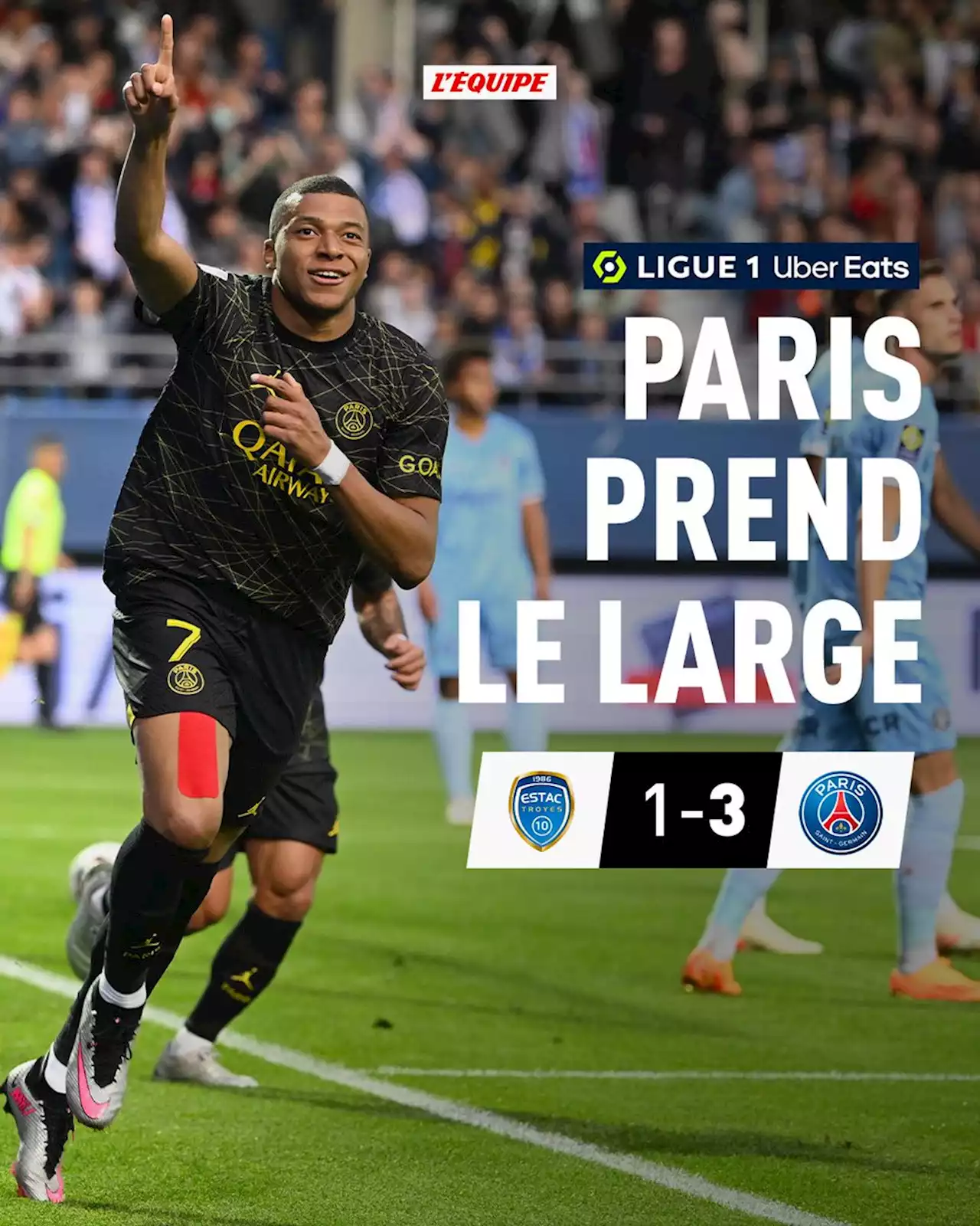 Troyes 1-3 PSG, Ligue 1 Uber Eats : résumé du match (07/05/2023)