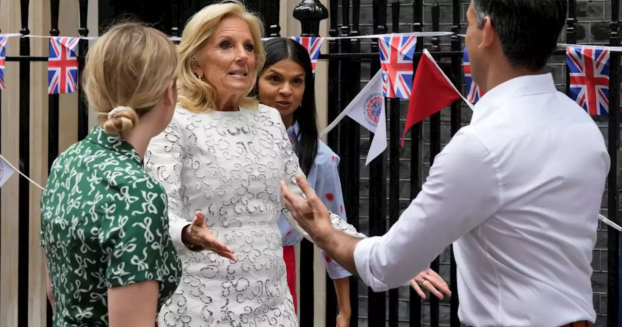 Jill Biden à un déjeuner post-couronnement à Downing Street