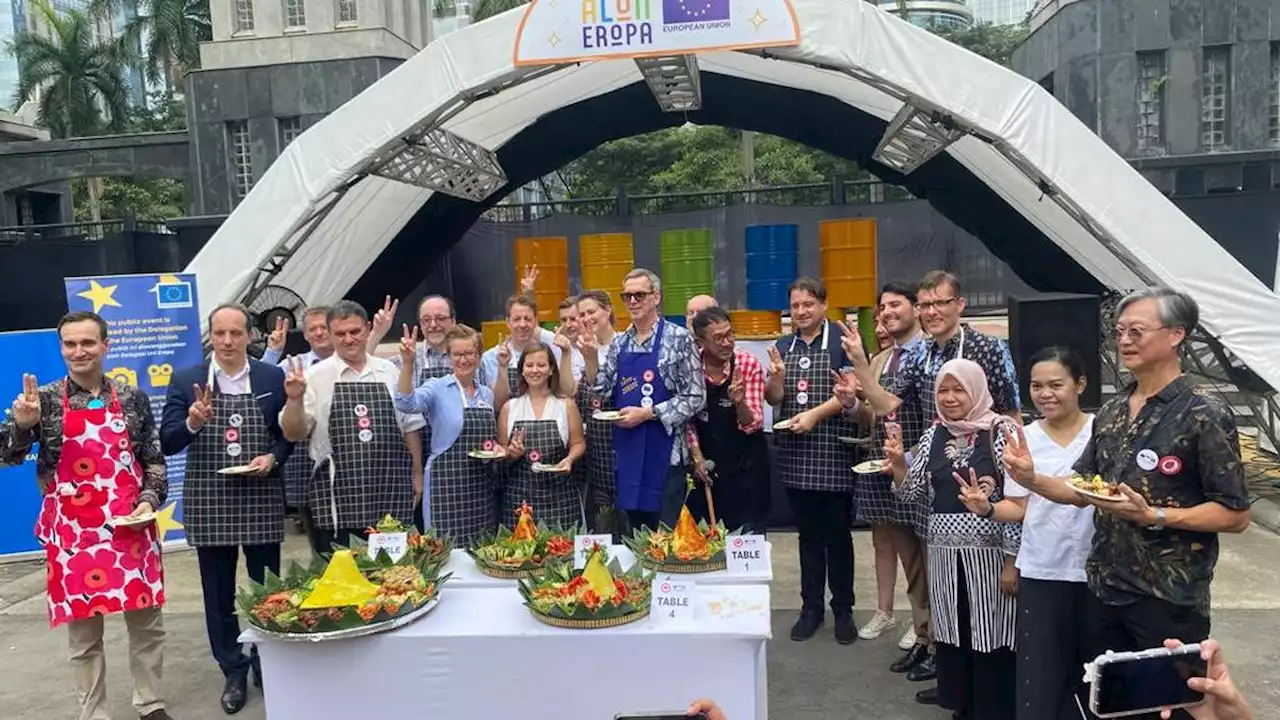 16 Duta Besar Negara Eropa di Indonesia Lomba Hias Tumpeng Bareng Chef Bara, Ini yang Terjadi Selanjutnya