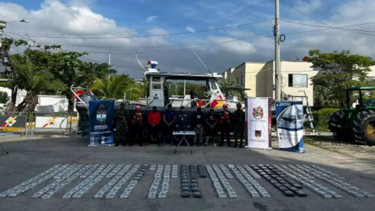 Incautan 284 kilos de cocaína en aguas del Mar Caribe