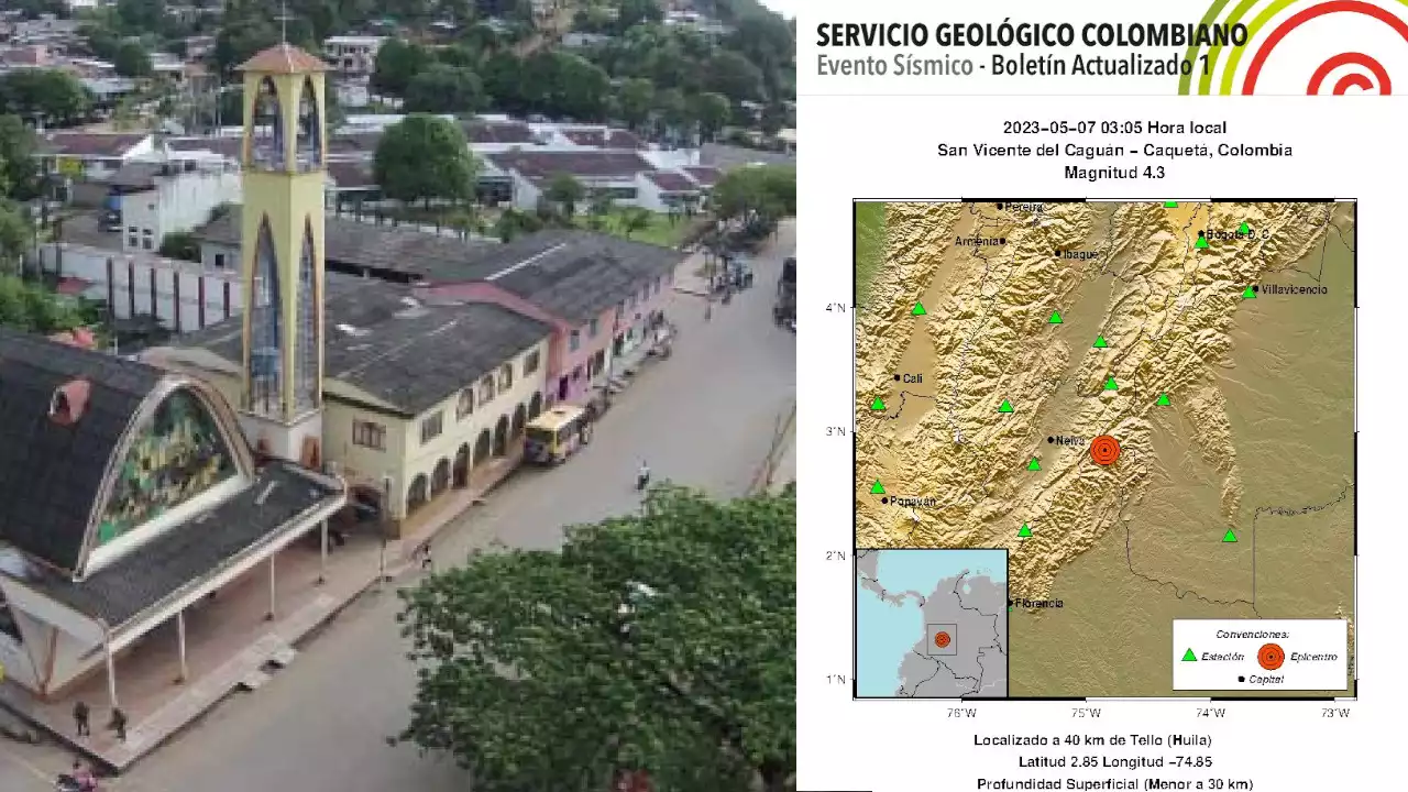 Temblor de tierra muy temprano sacudió varias regiones de Colombia