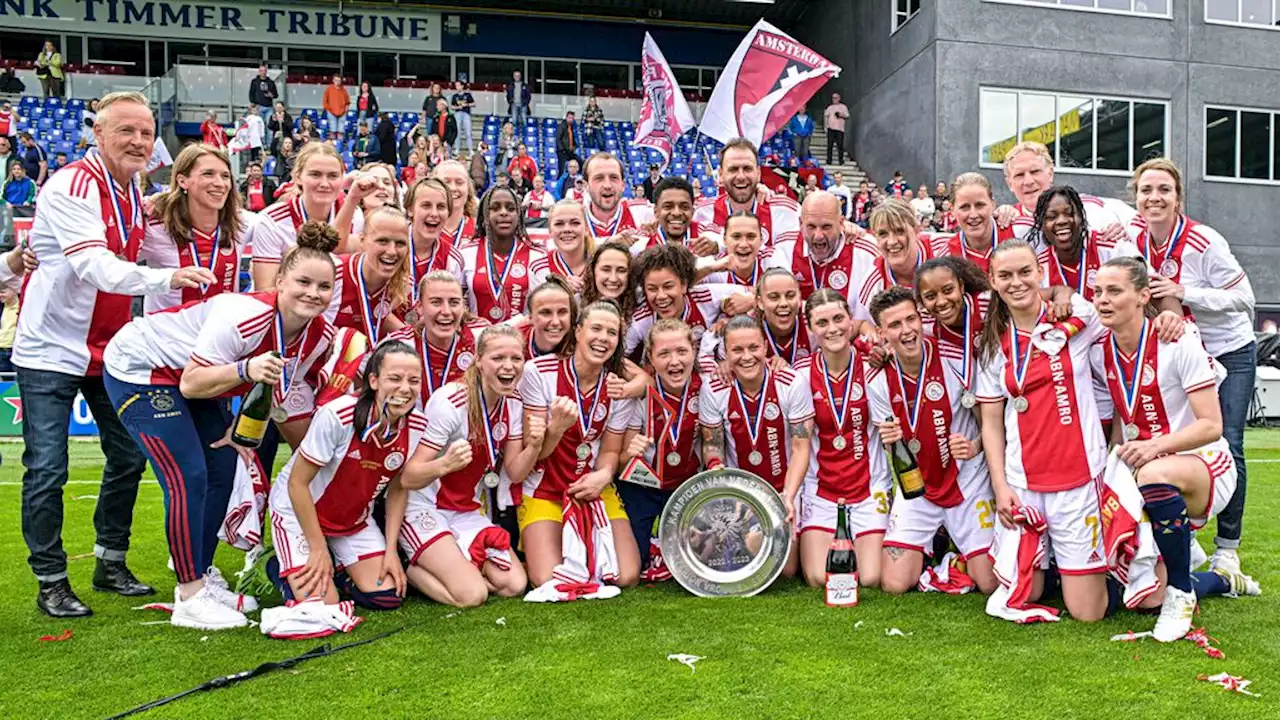 Ajax-vrouwen pakken voor het eerst sinds 2018 de landstitel