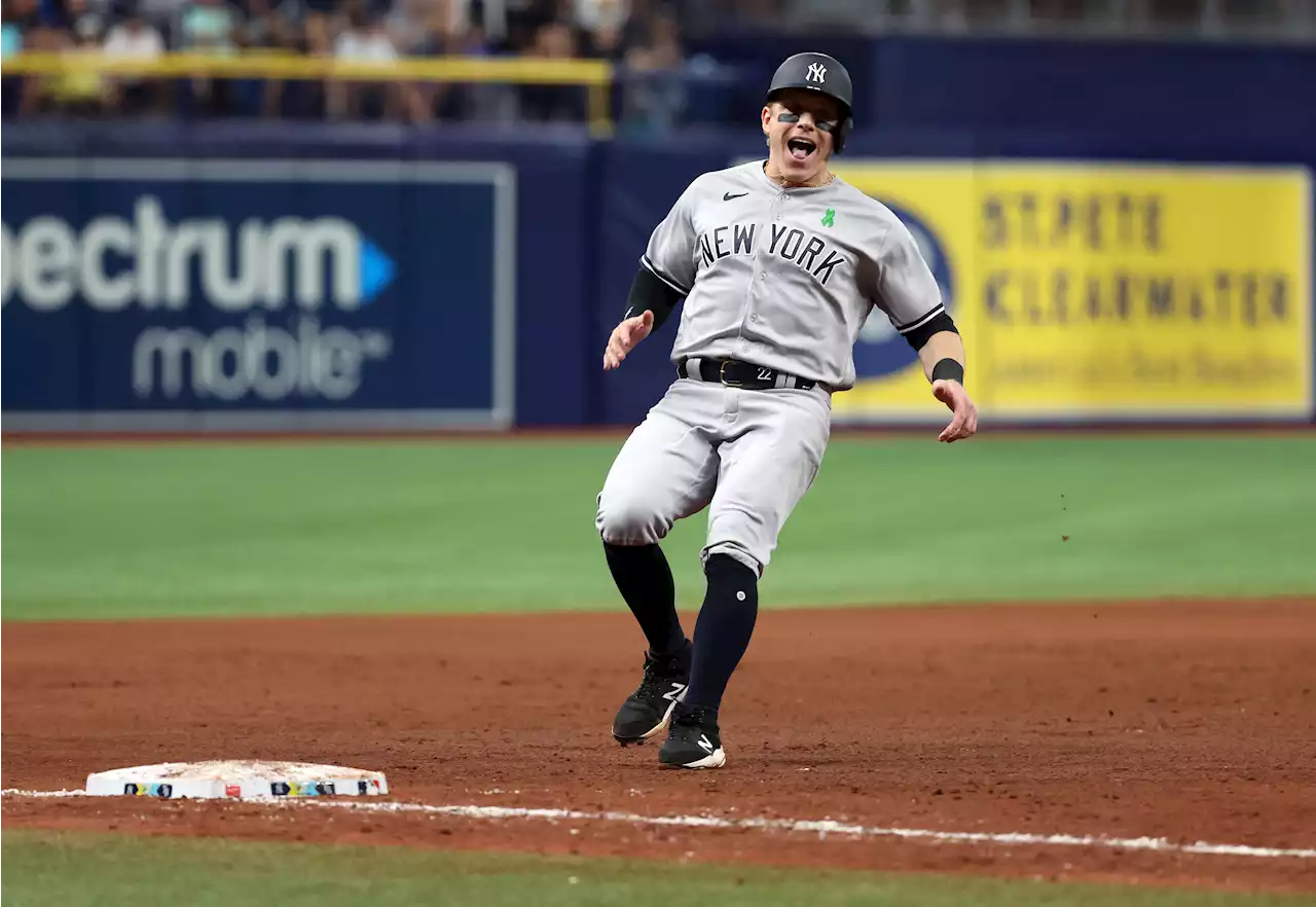 Harrison Bader’s big hit leads Yankees to comeback win over rival Rays