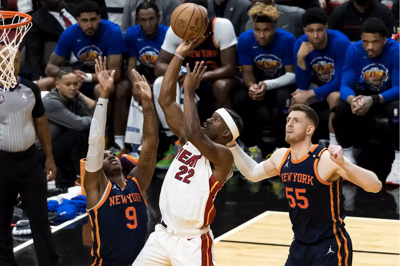 Jimmy Butler dominates Knicks in return from ankle injury