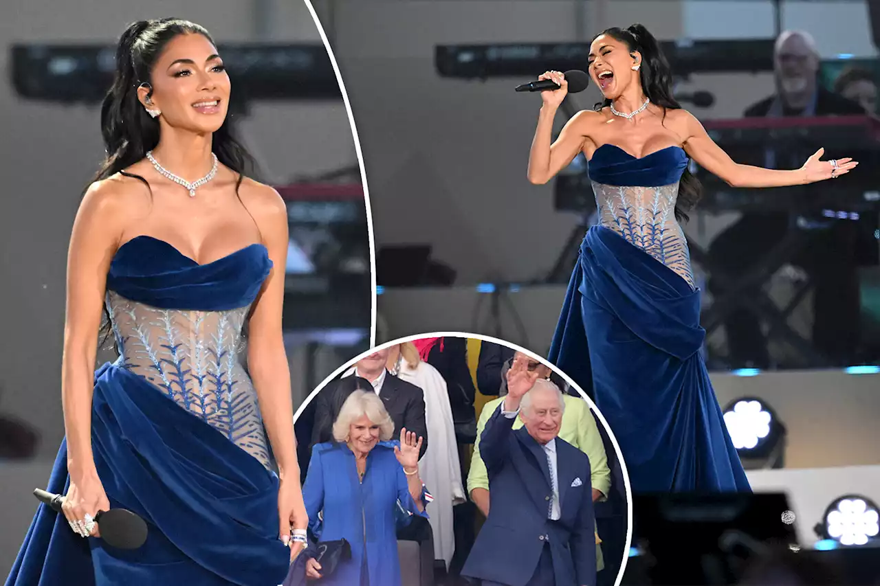 Nicole Scherzinger’s ‘real-life’ Disney princess moment at coronation concert