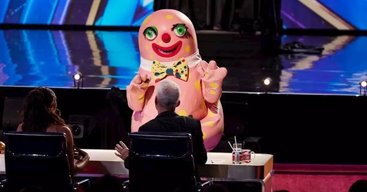 BGT fans 'work out' celeb behind Mr Blobby act which left Simon covered in slime