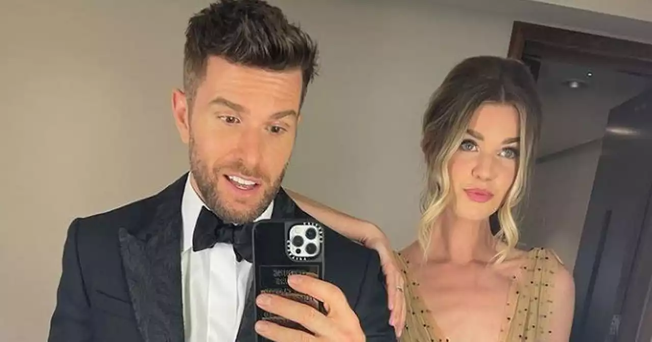 Joel Dommett shares naked bare baby bump picture of stunning pregnant wife