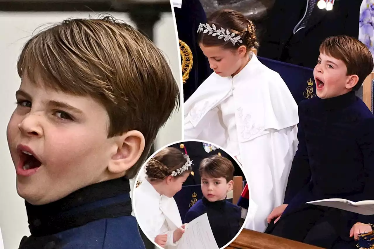 Prince Louis, 5, couldn’t stop yawning at King Charles III’s coronation