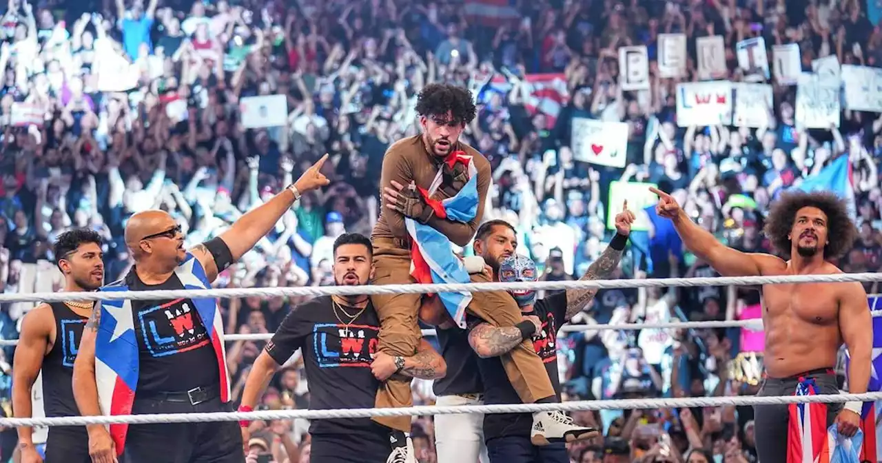 ¡Ganó! Bad Bunny se le midió a la WWE y protagonizó colosal show