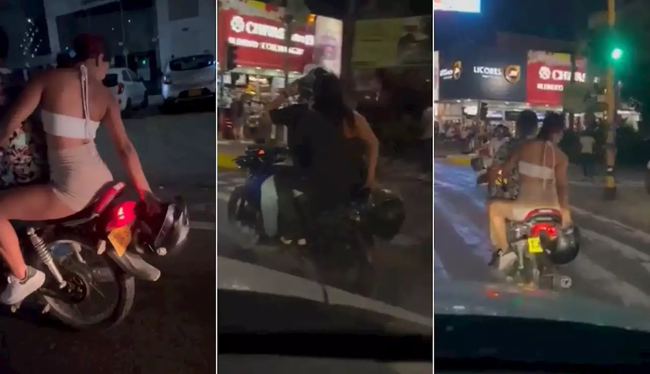 [Video] Captan mujeres tapando placas de motos en Cali: “Hacen lo que se les da la gana” - Pulzo