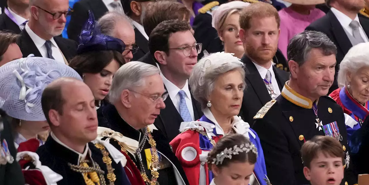 Prince Harry's Body Language at the Coronation Showed 'a Hint of Sadness' Toward William