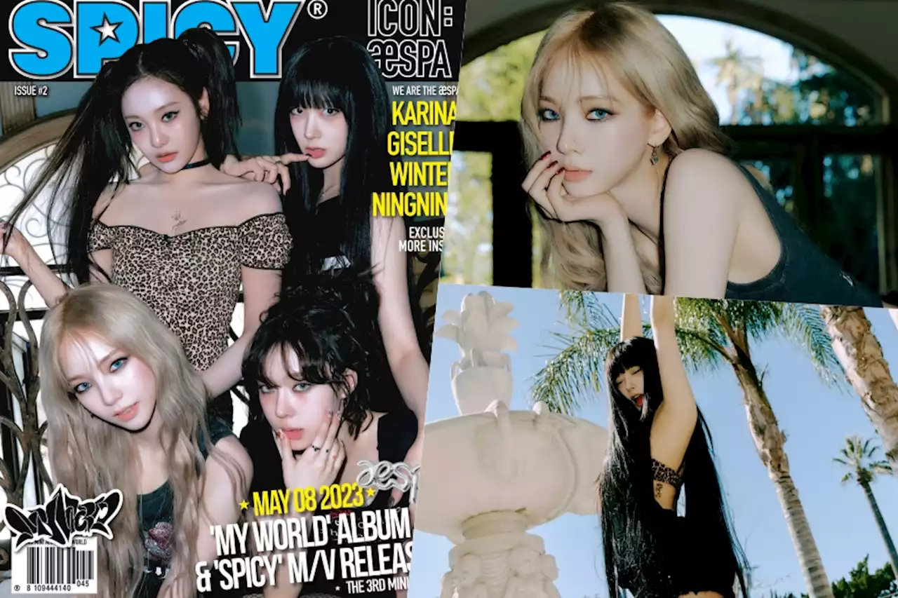 Update: aespa Transforms Into Magazine Cover Queens In “Spicy” Comeback Teasers