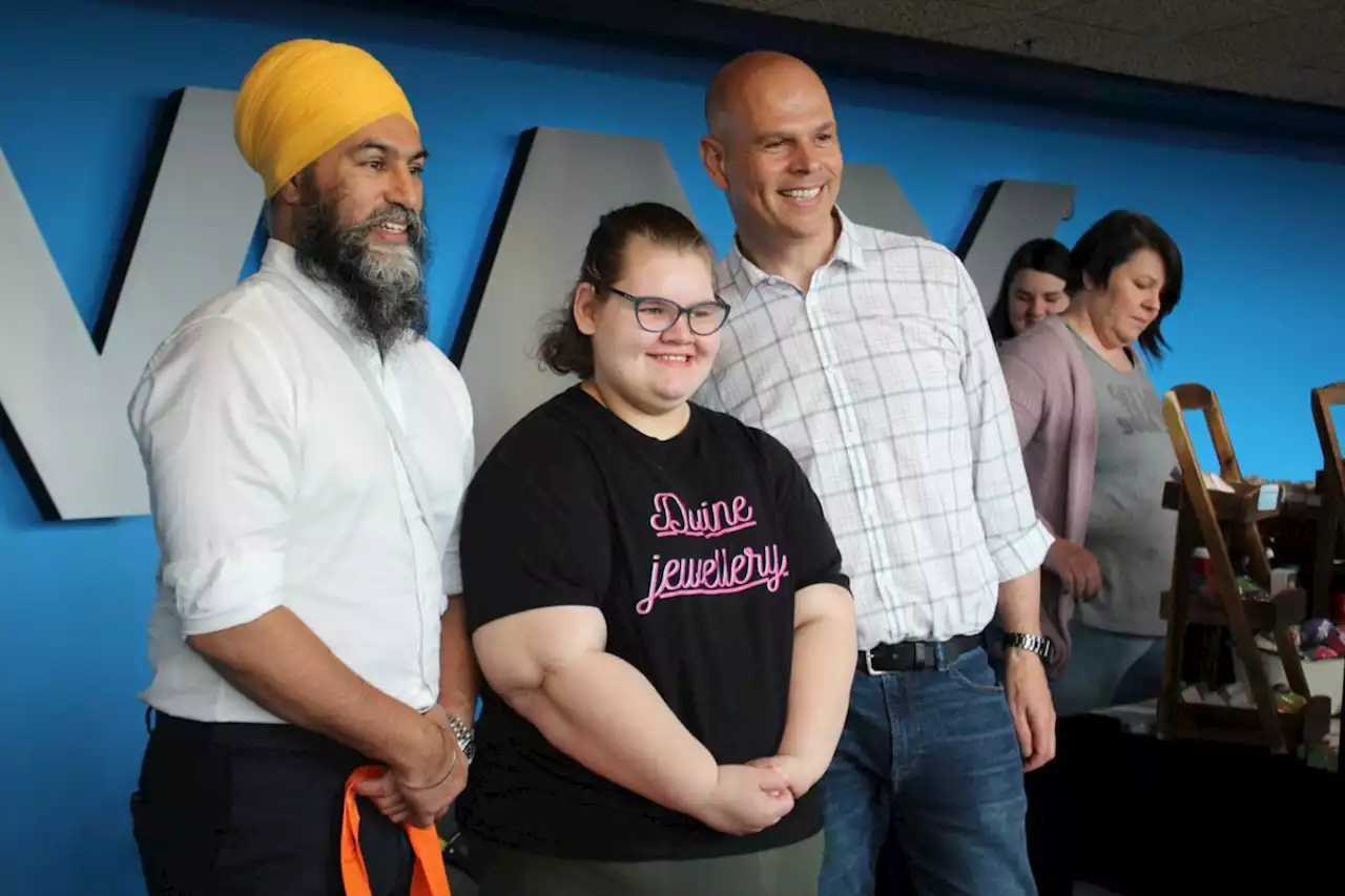 Jagmeet Singh visits Sudbury, talks affordability in northern Ontario